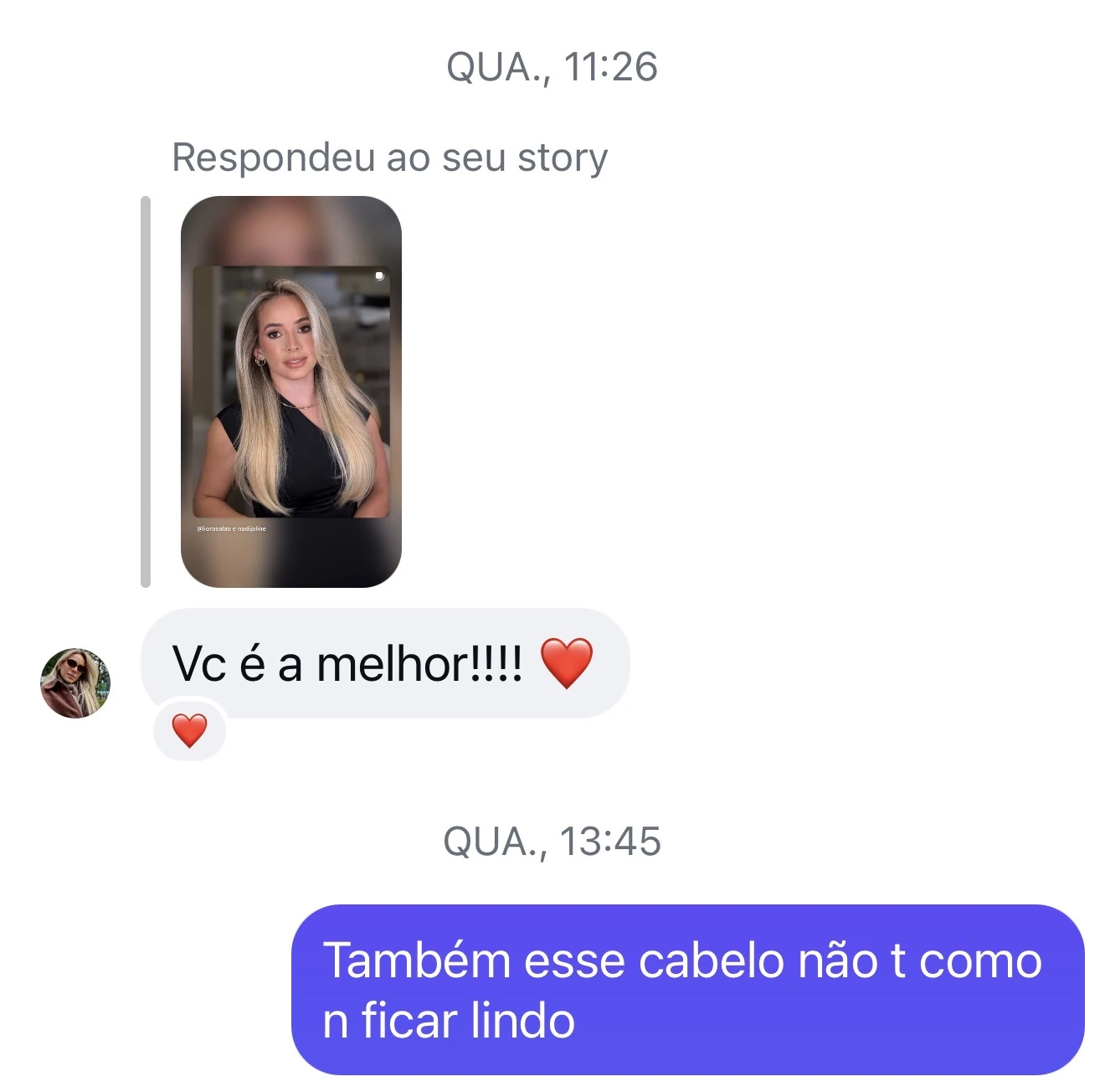 Depoimento de cliente sobre resultado